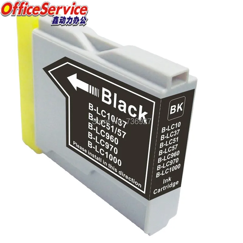 5 Black Compatible Ink Cartridge LC10 LC37 LC51 LC57 LC970 LC1000 For Brother MFC-235C 260C 885CW FAX-1355 DCP-540CN MFC-650CD
5 Black Compatible Ink Cartridge LC10 LC37 LC51 LC57 LC970 LC1000 For Brother MFC-235C 260C 885CW FAX-1355 DCP-540CN MFC-650CD