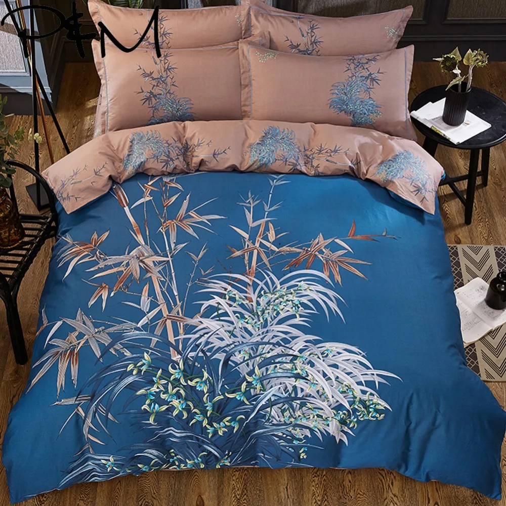 Papa&Mima bamboo print Pastoral style Bedding Sets Queen King Size Cotton Bedlinens Four Seasons Duvet Cover Set
Papa&Mima bamboo print Pastoral style Bedding Sets Queen King Size Cotton Bedlinens Four Seasons Duvet Cover Set