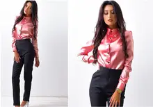 Women Blouse Office Shirt Autumn Long Sleeve Lady Work Wear Fashion Pink Wine red Green Female Clothing
Women Blouse Office Shirt Autumn Long Sleeve Lady Work Wear Fashion Pink Wine red Green Female Clothing