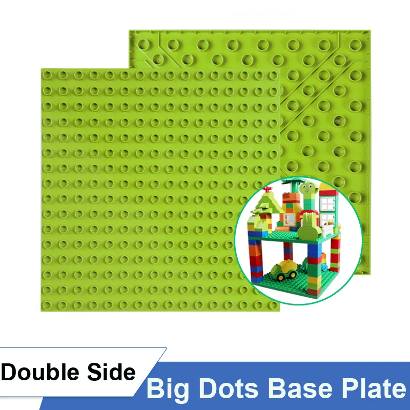 2PCS 16X16 Dots Double Side Classic Base Plate For Legoly Duploly Big Size Building Blocks Highway Base Plate Toy For Children
2PCS 16X16 Dots Double Side Classic Base Plate For Legoly Duploly Big Size Building Blocks Highway Base Plate Toy For Children