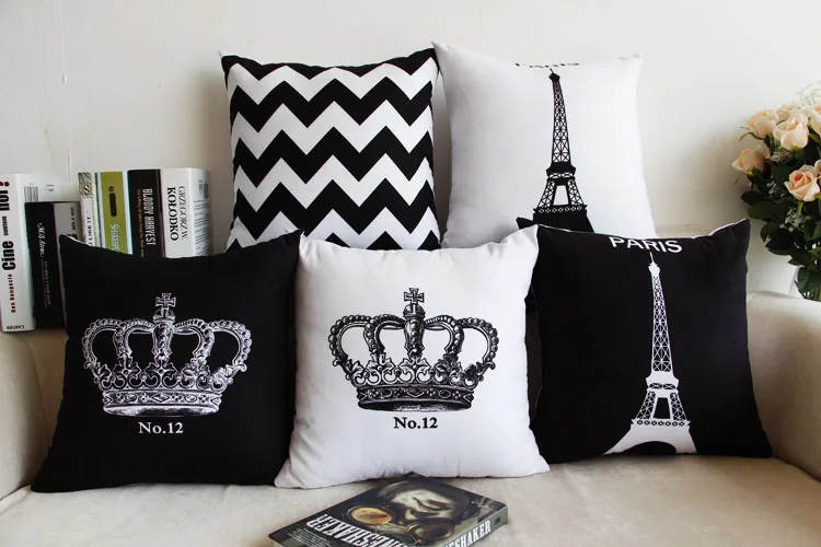 Pillow Case Black and White Pattern Pillowcase Cotton Velvet Printed 18x18 Inches Geometry Euro Pillow Covers Free Shipping
Pillow Case Black and White Pattern Pillowcase Cotton Velvet Printed 18x18 Inches Geometry Euro Pillow Covers Free Shipping