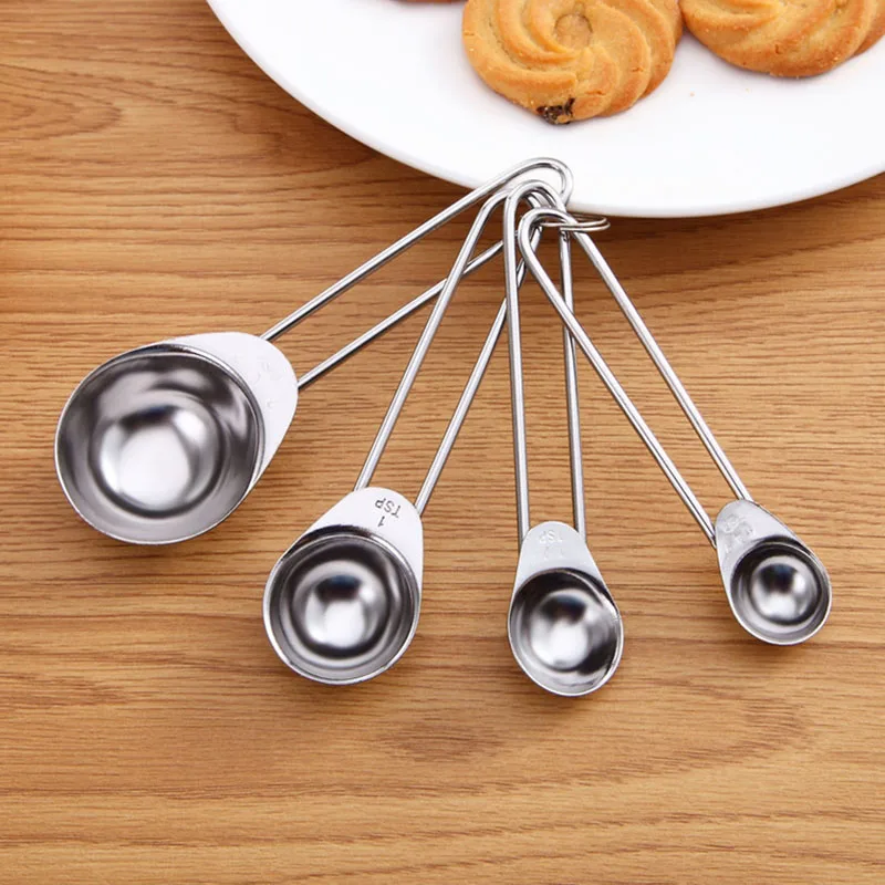Stainless Steel Measuring Cup Kitchen Scale Measuring Spoons Scoop For Baking Cooking Teaspoons Sugar Coffee Tools Set
Stainless Steel Measuring Cup Kitchen Scale Measuring Spoons Scoop For Baking Cooking Teaspoons Sugar Coffee Tools Set