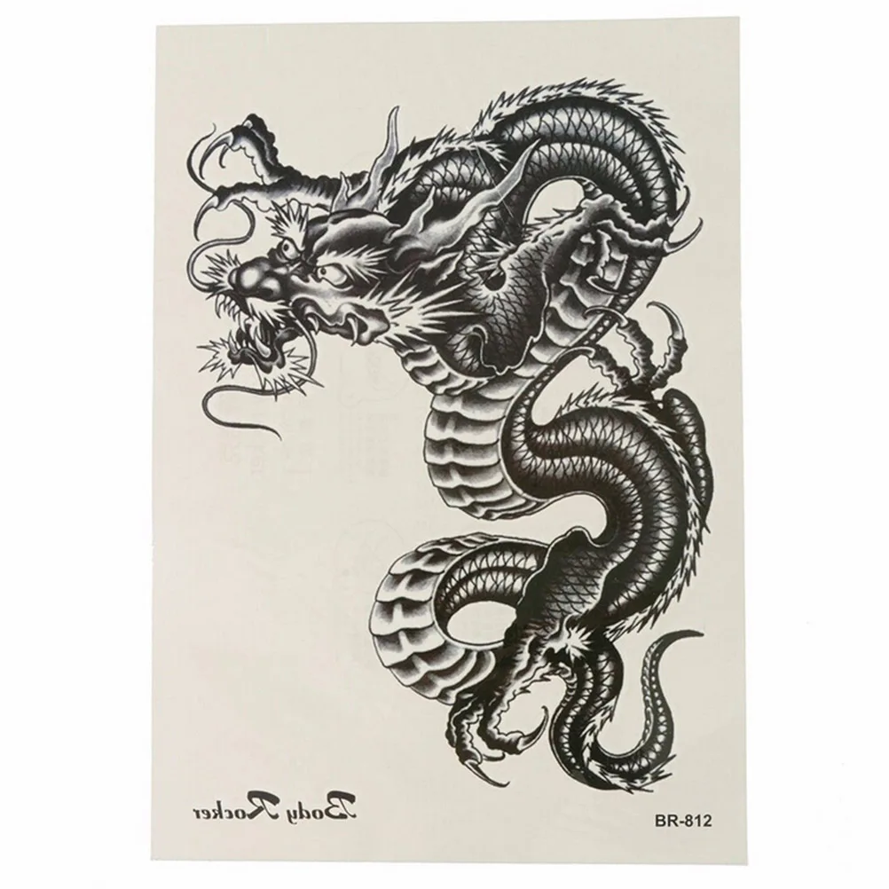 1pc Temporary Tattoos 3D Black Dragon Removable Waterproof Temporary Tattoo Arm Leg Body Art Sticker New Arrival
1pc Temporary Tattoos 3D Black Dragon Removable Waterproof Temporary Tattoo Arm Leg Body Art Sticker New Arrival