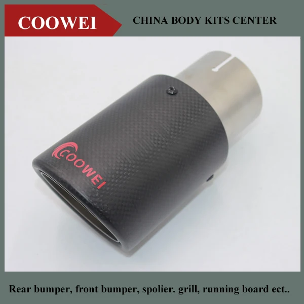 1PCS 63MM(2.5INCH) INLET 76MM(3INCH) OUT carbon fiber + Stainless Steel exhaust tip muffler Exhaust Pipe
1PCS 63MM(2.5INCH) INLET 76MM(3INCH) OUT carbon fiber + Stainless Steel exhaust tip muffler Exhaust Pipe