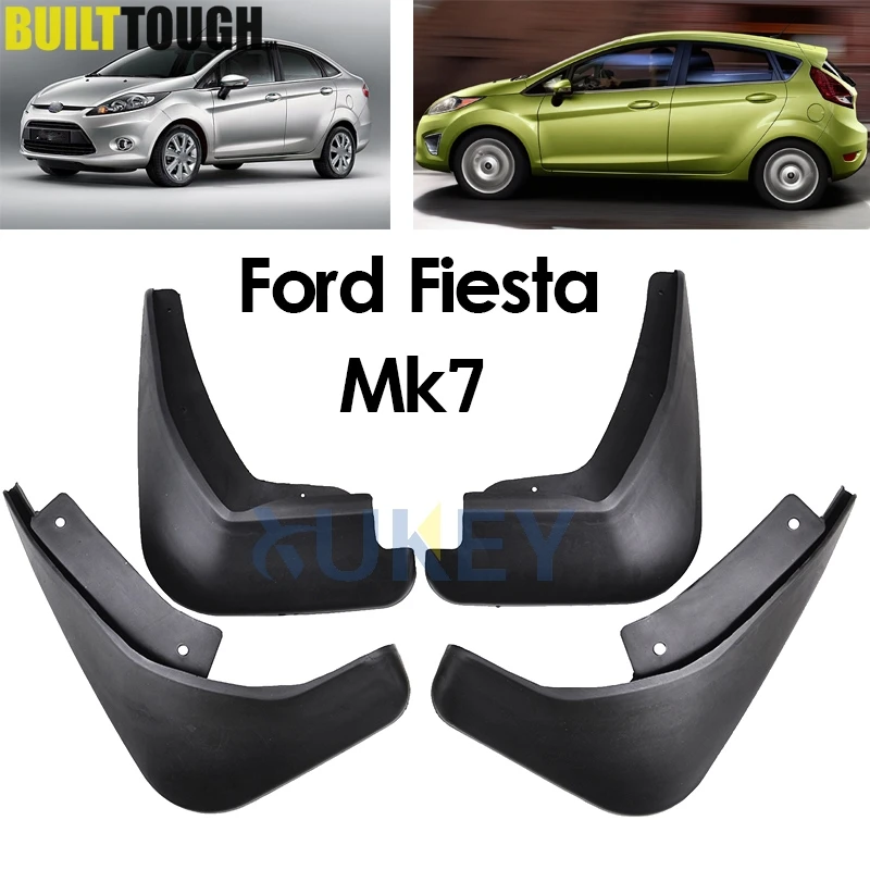 Для Ford Fiesta Mk7 2009 2017 литые Брызговики брызговики передние и задние 2010 2011 2012 2013 2014 2015