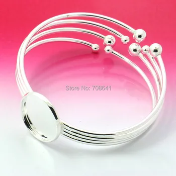 20mm Blank Cuff Bangle Bases Round Bezel tray Glass Cabochons Bracelet Bangle Settings Findings DIY Making Wholesale
20mm Blank Cuff Bangle Bases Round Bezel tray Glass Cabochons Bracelet Bangle Settings Findings DIY Making Wholesale