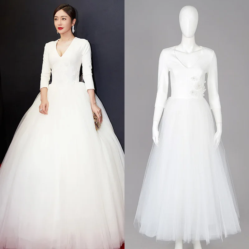 New 2019 star with high end v neck dress posed bitter fleabane bitter fleabane gauze brigade took the dress female
New 2019 star with high end v neck dress posed bitter fleabane bitter fleabane gauze brigade took the dress female