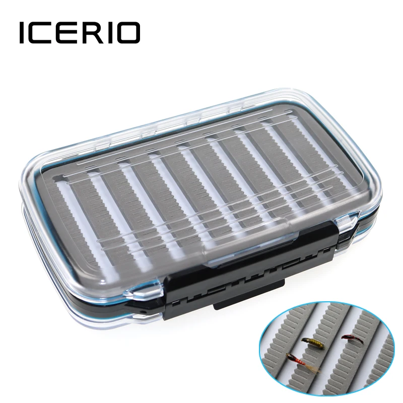 ICERIO 1 Piece Fly Fishing Box Double Face Slit Foam Waterproof Case 186mm*116mm*40mm Nymph Dry Wet Flies Fly Fishing Tackle Box
ICERIO 1 Piece Fly Fishing Box Double Face Slit Foam Waterproof Case 186mm*116mm*40mm Nymph Dry Wet Flies Fly Fishing Tackle Box