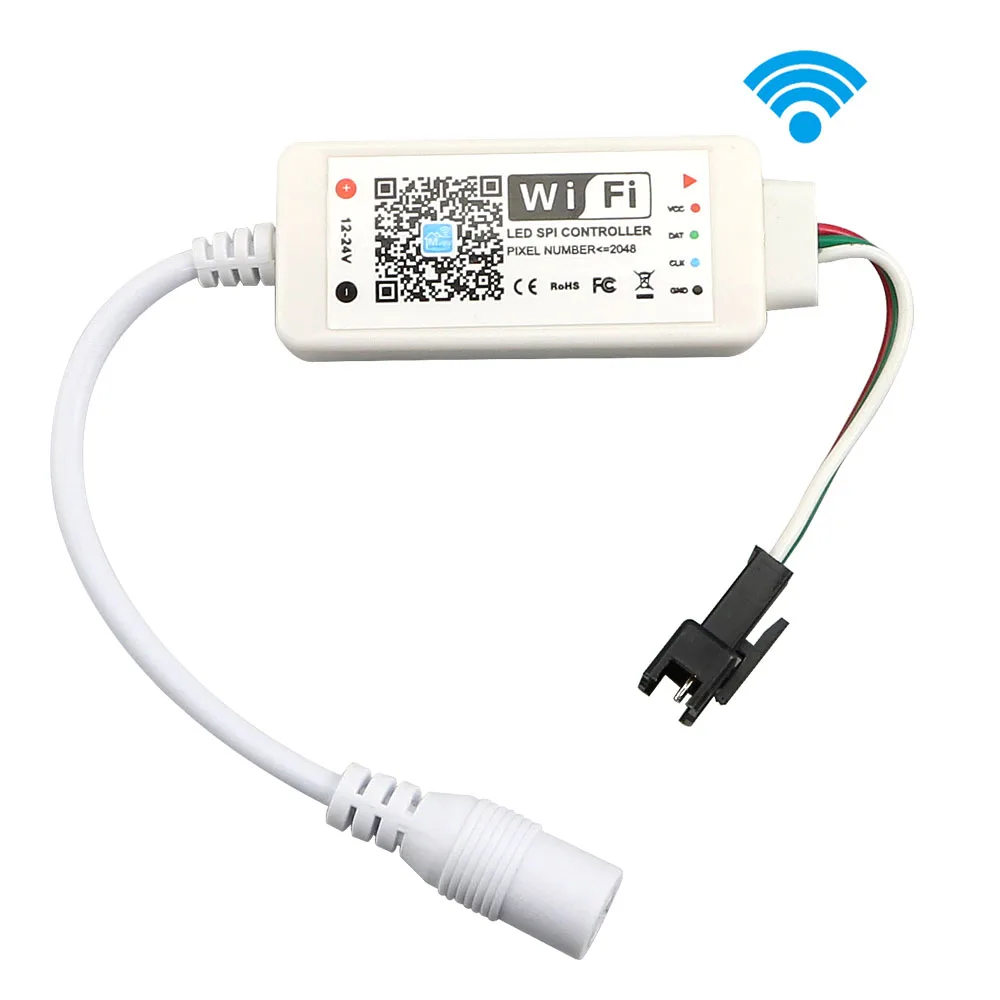 DC12-24V Magic Home Mini Dimmable Wireless WiFi Controller for WS2811, UCS1903, WS2812B, SM16703, SK6812 Pixel LED Strip light
DC12-24V Magic Home Mini Dimmable Wireless WiFi Controller for WS2811, UCS1903, WS2812B, SM16703, SK6812 Pixel LED Strip light