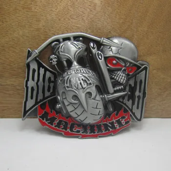 BuckleClub wholesale machine skull western cowboy jeans gift belt buckle FP-02437 pewter finish 4cm width loop
BuckleClub wholesale machine skull western cowboy jeans gift belt buckle FP-02437 pewter finish 4cm width loop