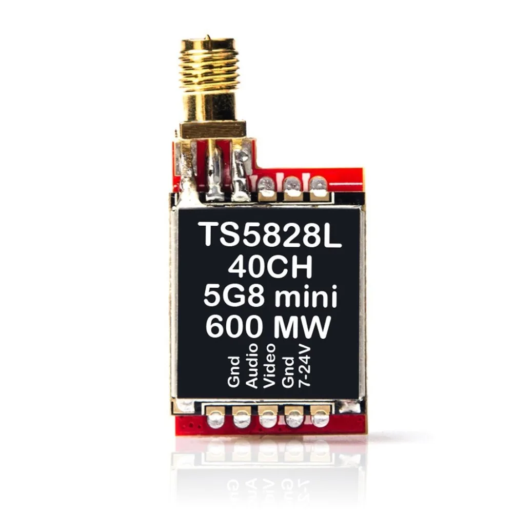 TS5823L/TS5828L 5 8G 40CH 200mW/600mW Мини Аудио Видео AV передатчик Tx для FPV QAV 210 QAVR 220 Drone