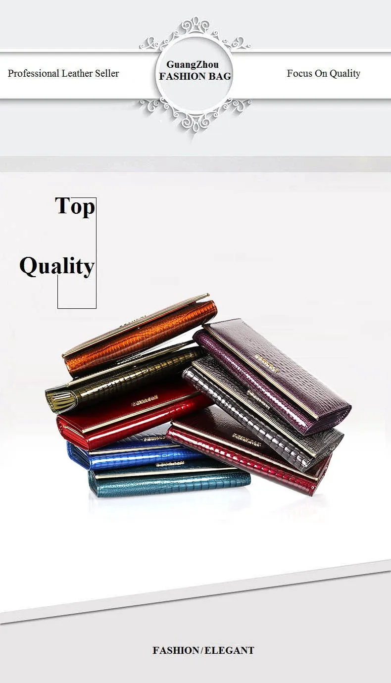 Women Wallets Brand Design High Quality Leather Wallet Female Hasp Fashion Dollar Price Alligator Long Women Wallets And Purses1