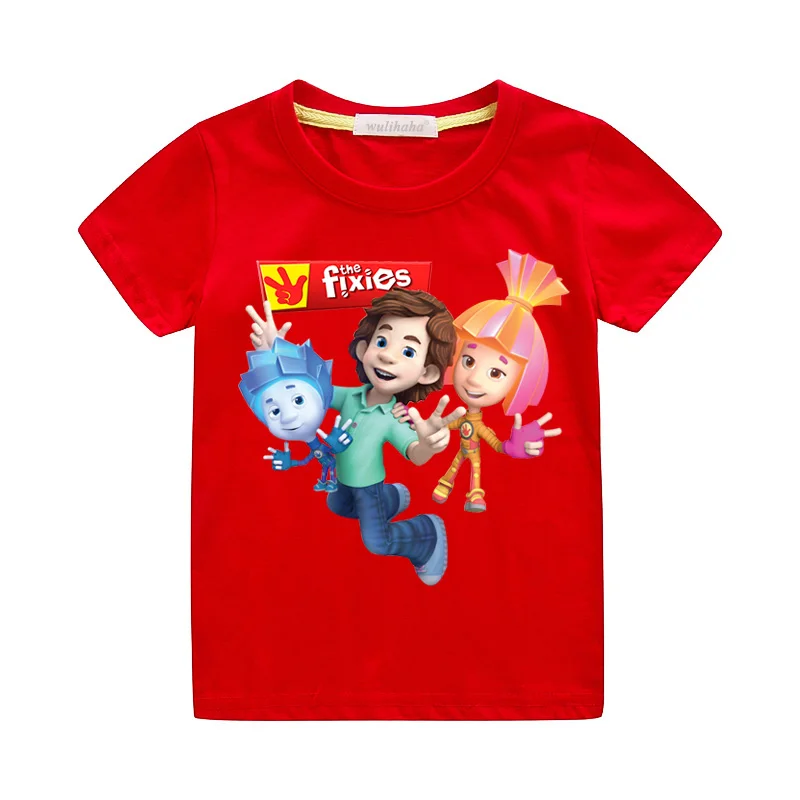 Boys Cartoon The Fixies T-shirts Summer Short Sleeve Tees Top Clothing Children Tshirt Kids Girls Casual Cotton T Shirts ZA098
Boys Cartoon The Fixies T-shirts Summer Short Sleeve Tees Top Clothing Children Tshirt Kids Girls Casual Cotton T Shirts ZA098