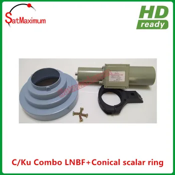 Free shipping C/Ku Band Combo Combination LNB+Conical scalar ring with LNB holder
Free shipping C/Ku Band Combo Combination LNB+Conical scalar ring with LNB holder