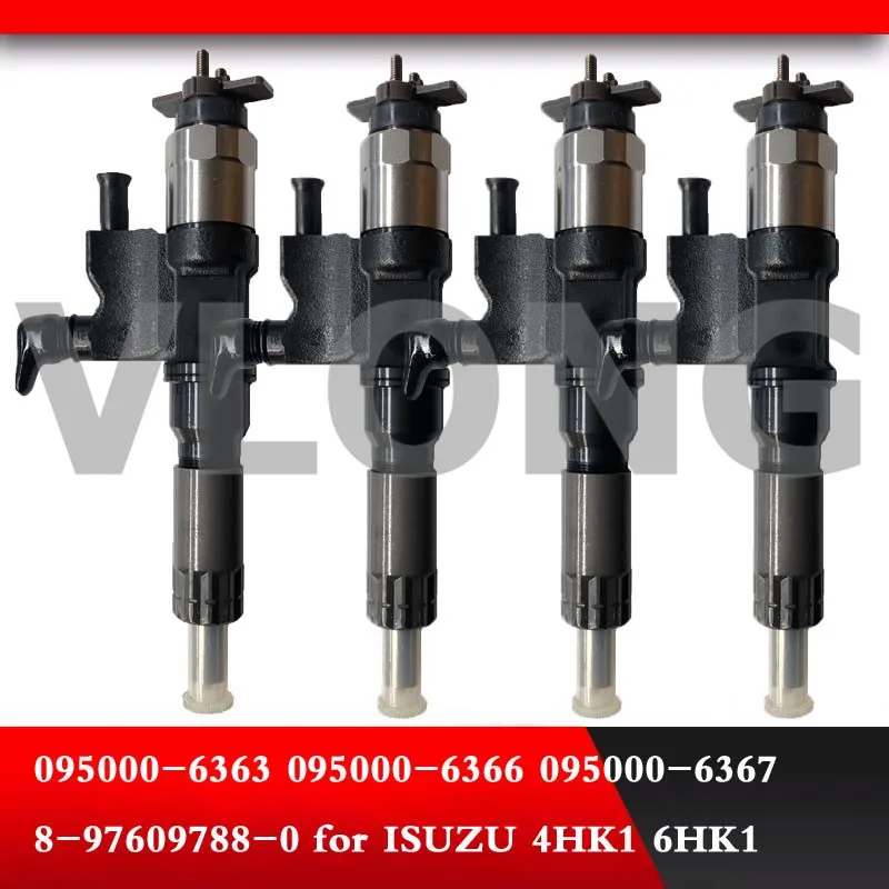 4PCS GENUINE NEW Inyector Assy 095000-6363 095000-6364 095000-6365 Fuel Injector 8-97609788-7 8-97609788-2 For Isuzu 4HK1 6HK1
4PCS GENUINE NEW Inyector Assy 095000-6363 095000-6364 095000-6365 Fuel Injector 8-97609788-7 8-97609788-2 For Isuzu 4HK1 6HK1