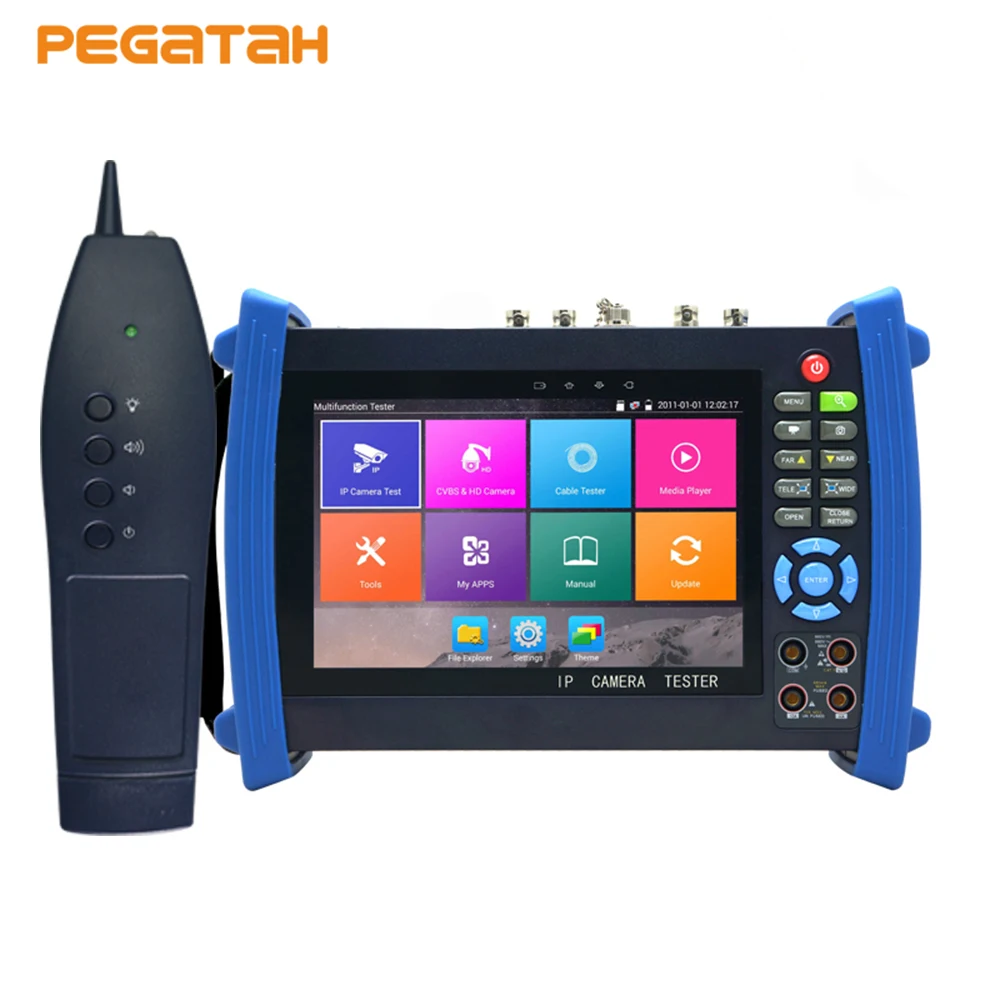 7 inch H.265 4K IP 8MP TVI CVI 5MP AHD Camera Tester IP monitor security tester CCTV Camera tester with HDMI Cable tracer
7 inch H.265 4K IP 8MP TVI CVI 5MP AHD Camera Tester IP monitor security tester CCTV Camera tester with HDMI Cable tracer