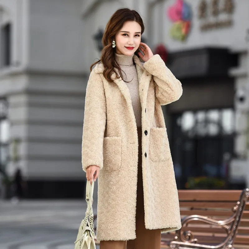 2019 Harajuku Winter Coat Women Long Sleeve Slim Luxury Elegant Real Fur Coats Female Fashion Sheep Fur Jacket Outerwear Clothes
2019 Harajuku Winter Coat Women Long Sleeve Slim Luxury Elegant Real Fur Coats Female Fashion Sheep Fur Jacket Outerwear Clothes