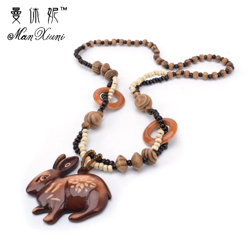 Chinese style Fashion Bohemian Vintage Ethnic Wood Animal Long Handmade bead Necklaces&Pendants for Women Statement Necklace
Chinese style Fashion Bohemian Vintage Ethnic Wood Animal Long Handmade bead Necklaces&Pendants for Women Statement Necklace