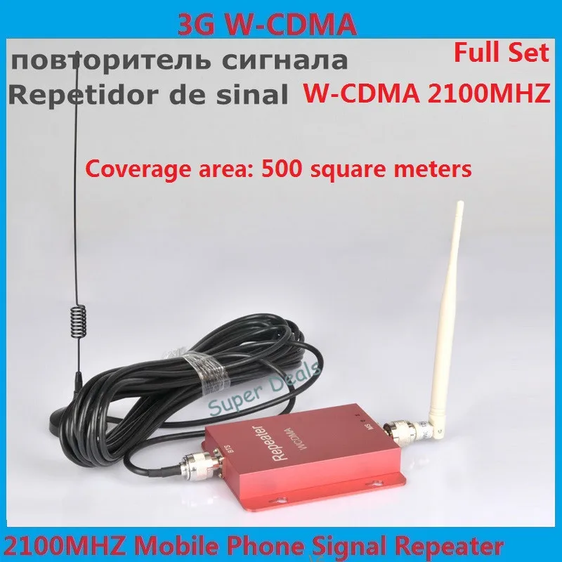 

Hot ! Mini 3G 2100MHz UMTS WCDMA Mobile Phone Cell Phone signal Booster Amplifier Repeater gain 60dbi 500 square meter +antenna