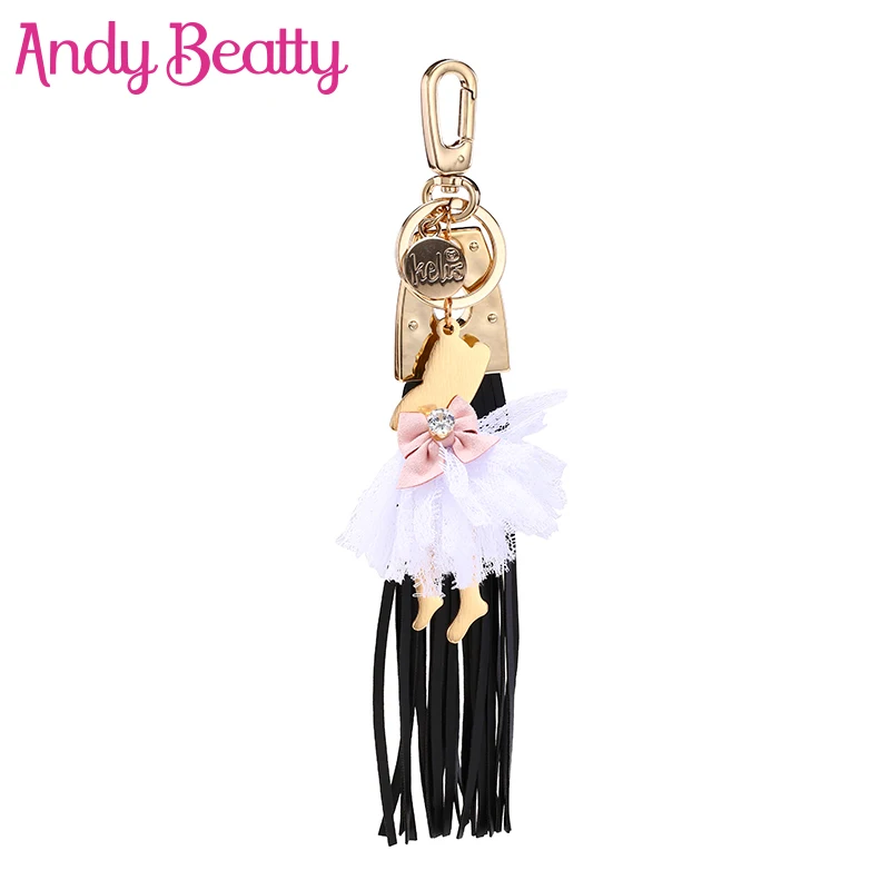 ANDY BEATTY New Fashion Key Rings Little girl dress Charms Women keychain Handbag Luxury
ANDY BEATTY New Fashion Key Rings Little girl dress Charms Women keychain Handbag Luxury
