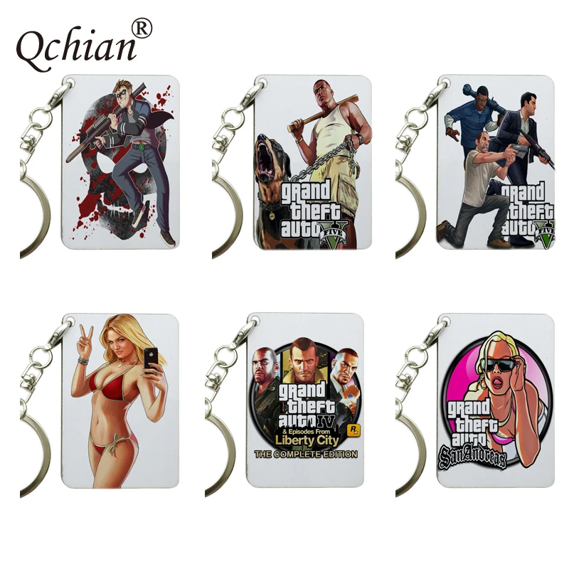 GTA 5 Key Chain HANCHANG Jewelry Game PS4 Grand Theft Auto 5 Keychain For Men Fans Grand Theft Autob Rockstar Keychain
GTA 5 Key Chain HANCHANG Jewelry Game PS4 Grand Theft Auto 5 Keychain For Men Fans Grand Theft Autob Rockstar Keychain
