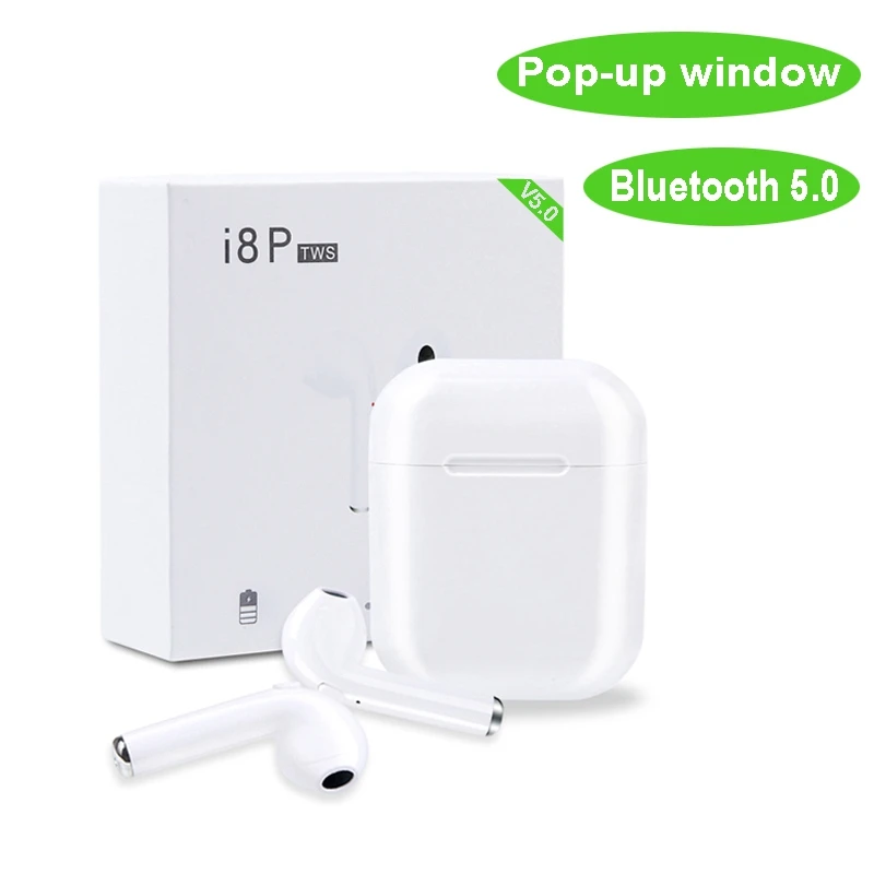 i8P TWS Bluetooth Earphone Mini Earphones Wireless Headset Touch Control Earbuds 3D Surround Sound Air pods All Smartphones
i8P TWS Bluetooth Earphone Mini Earphones Wireless Headset Touch Control Earbuds 3D Surround Sound Air pods All Smartphones