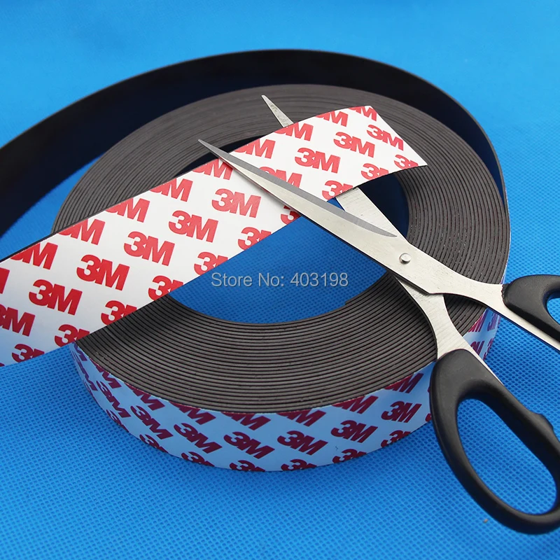 Free Shipping 10Meters self Adhesive Flexible Magnetic Strip 3M Rubber Magnet Tape width30mm thickness 1mm
Free Shipping 10Meters self Adhesive Flexible Magnetic Strip 3M Rubber Magnet Tape width30mm thickness 1mm