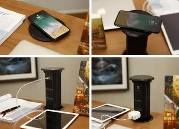 LED switch electric usb socket phone motorized pop up socket with build in USB charger Bluetooth speaker wireless charger top
LED switch electric usb socket phone motorized pop up socket with build in USB charger Bluetooth speaker wireless charger top