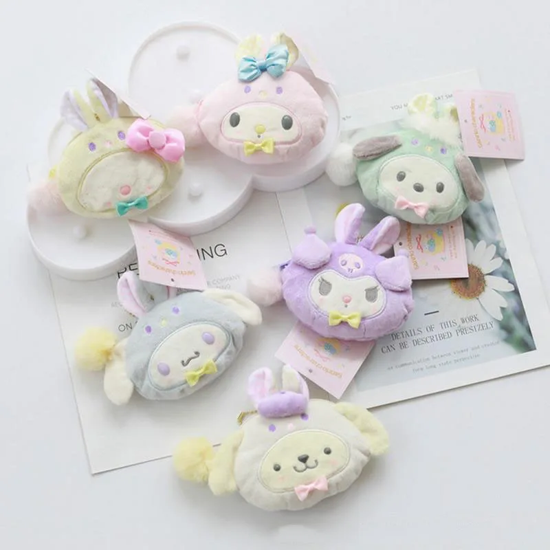 1 Pc new Cute my Melody Pudding Cinnamoroll Dog Kuromi Plush Purse Cartoon Cool Penguin Coin bag for Girls Plush Doll Plush Toys
1 Pc new Cute my Melody Pudding Cinnamoroll Dog Kuromi Plush Purse Cartoon Cool Penguin Coin bag for Girls Plush Doll Plush Toys