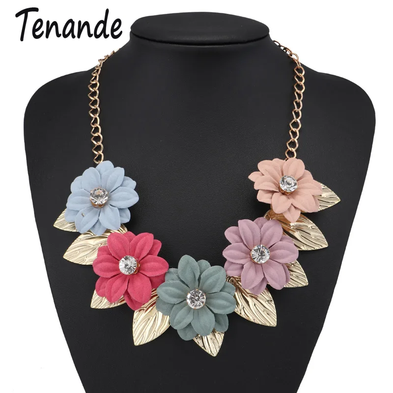 Tenande Trendy Maxi Statement Necklaces Leaves Big Crystal Flowers Neckalces & Pendants for Women Accessories Choker Jewelry
Tenande Trendy Maxi Statement Necklaces Leaves Big Crystal Flowers Neckalces & Pendants for Women Accessories Choker Jewelry