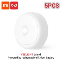 Xiaomi Mijia Yeelight LED Corridor Night Light Lamp Infrared Magnetic with hook remote Body Motion Sensor For mijia home D5# image