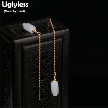 Uglyless Real 14K Filled Gold= 9K Gold Long Ear Lines Elegant Women Magnolia Floral Earrings Nature Gemstone White Jade Earrings
Uglyless Real 14K Filled Gold= 9K Gold Long Ear Lines Elegant Women Magnolia Floral Earrings Nature Gemstone White Jade Earrings