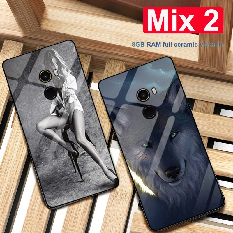 For xiaomi mi Mix2 Mix 2 case wolf girl Tempered Glass Silicone TPU Frame Glass Hard back Cover MiMix mi Mix 2 shell phone Cases
For xiaomi mi Mix2 Mix 2 case wolf girl Tempered Glass Silicone TPU Frame Glass Hard back Cover MiMix mi Mix 2 shell phone Cases