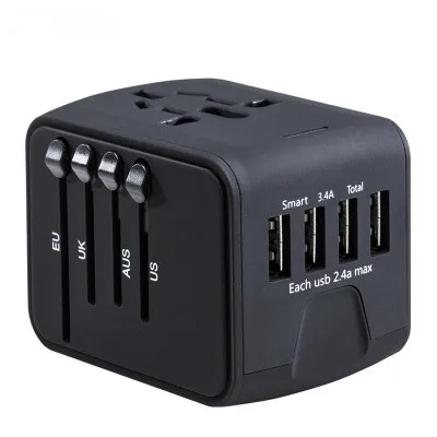 Travel Conversion Plug Smart Identification 4USB Output Multi-function Universal 160 National Socket Charging Converter
Travel Conversion Plug Smart Identification 4USB Output Multi-function Universal 160 National Socket Charging Converter