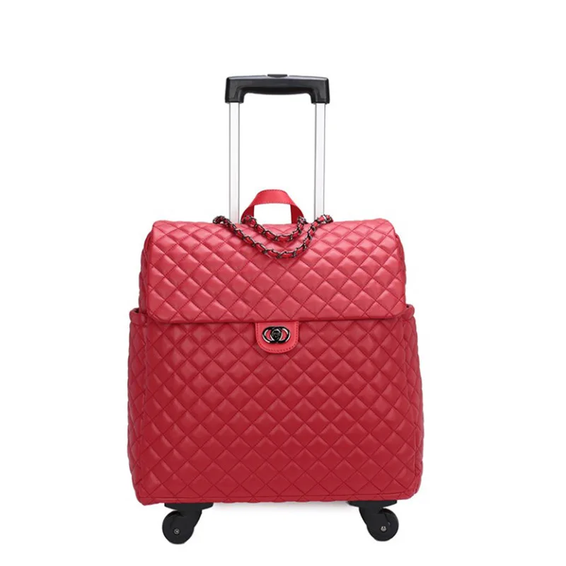 CHENGZHI 18" inch small cabin leather trolley case carry on hand luggage travel bag for girls
CHENGZHI 18" inch small cabin leather trolley case carry on hand luggage travel bag for girls