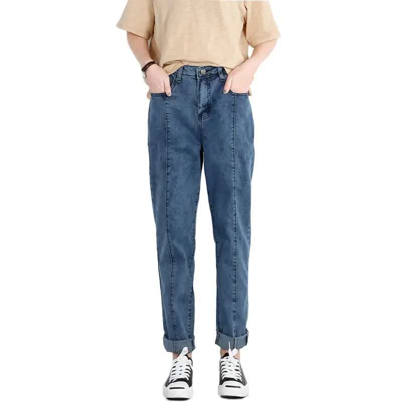 NEW 2019 Spring Jeans Woman Denim Blue Long Pants High Waist Jeans Femme Vintage Boyfriend Jeans For Women Plus Size 5XL C3867
NEW 2019 Spring Jeans Woman Denim Blue Long Pants High Waist Jeans Femme Vintage Boyfriend Jeans For Women Plus Size 5XL C3867