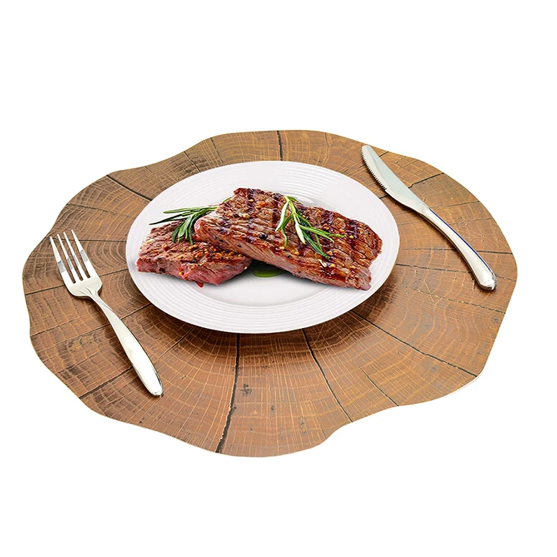 2pcs Round PVC Imitation Wood Grain Decorative Placemat Insulation Non-Slip Table Mat Coaster Kitchen Decoration Accessories
2pcs Round PVC Imitation Wood Grain Decorative Placemat Insulation Non-Slip Table Mat Coaster Kitchen Decoration Accessories