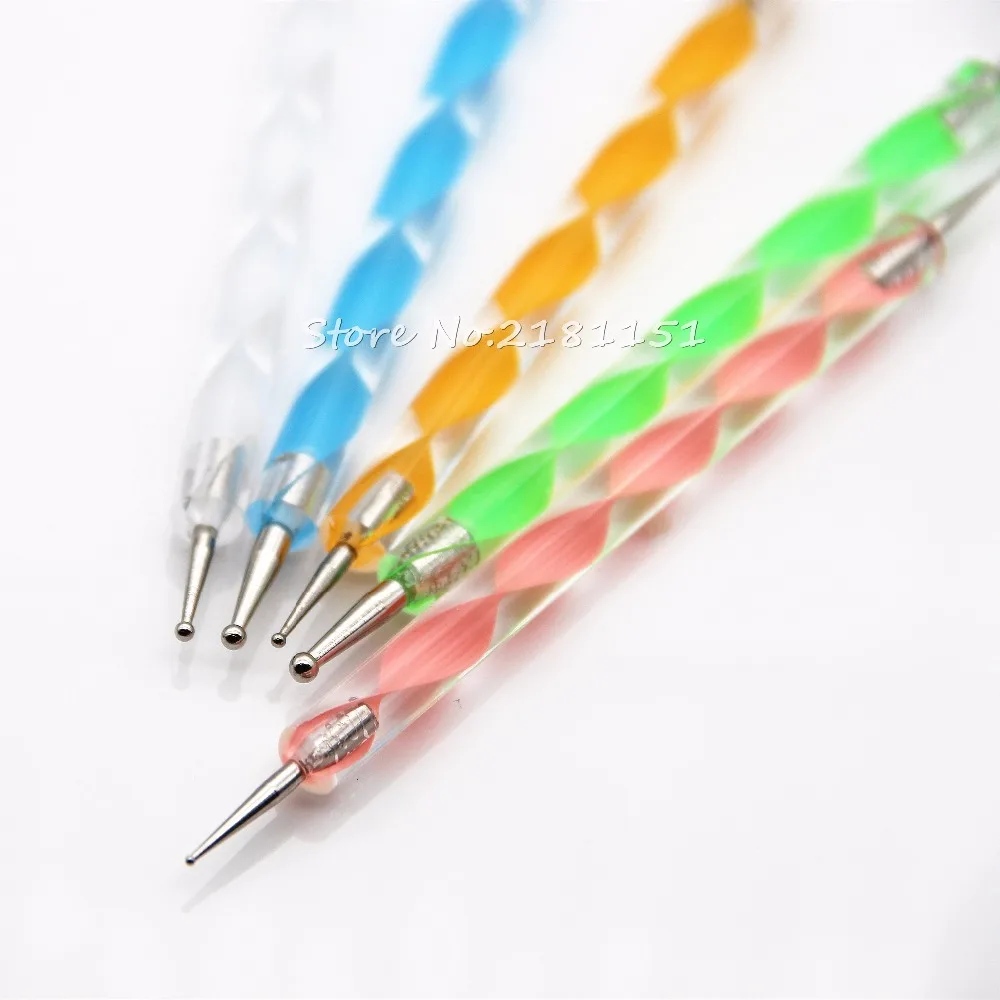2016 Hot New 5PCS/set 2way Marbleizing Nail Art Dotting Painting Pen Manicure Tools Nail Art Dotting pen Tool Dot Set
2016 Hot New 5PCS/set 2way Marbleizing Nail Art Dotting Painting Pen Manicure Tools Nail Art Dotting pen Tool Dot Set