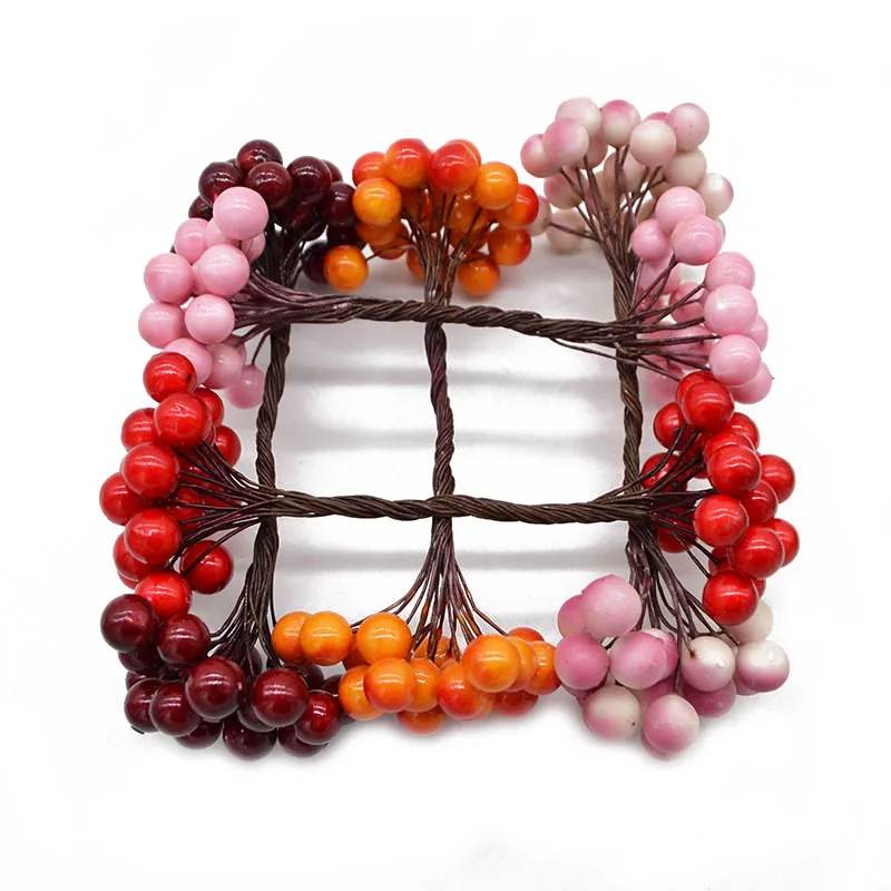 40heads 12mm Mini Berries Artificial Flower Multicolor Cherry Pomegranate Stamen Wedding Party Decoration DIY Wreath Supplies
40heads 12mm Mini Berries Artificial Flower Multicolor Cherry Pomegranate Stamen Wedding Party Decoration DIY Wreath Supplies