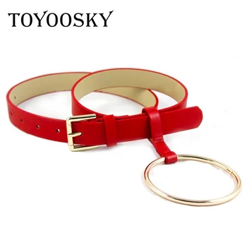 New Design Women Belt Female Big Ring Decorated Waist Belts Lady Girls Fashion Gold/Sliver Pin Buckle Solid PU Leather Strap
New Design Women Belt Female Big Ring Decorated Waist Belts Lady Girls Fashion Gold/Sliver Pin Buckle Solid PU Leather Strap