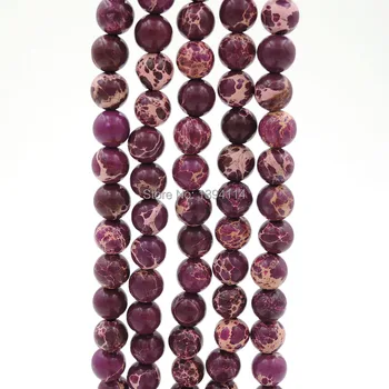 Sea Sediment Imperial Stone Purple Round Loose Beads For Jewelry Making Strand Approx 15.5 inch
Sea Sediment Imperial Stone Purple Round Loose Beads For Jewelry Making Strand Approx 15.5 inch