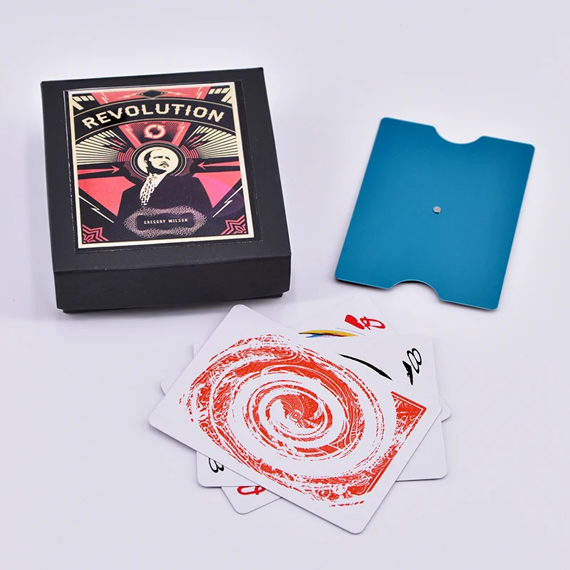Revolution (Gimmick and Online Instructions) Magic Tricks Funny Close Up Magica Accessory Gimmick Spin Card on Fingertip Magia
Revolution (Gimmick and Online Instructions) Magic Tricks Funny Close Up Magica Accessory Gimmick Spin Card on Fingertip Magia