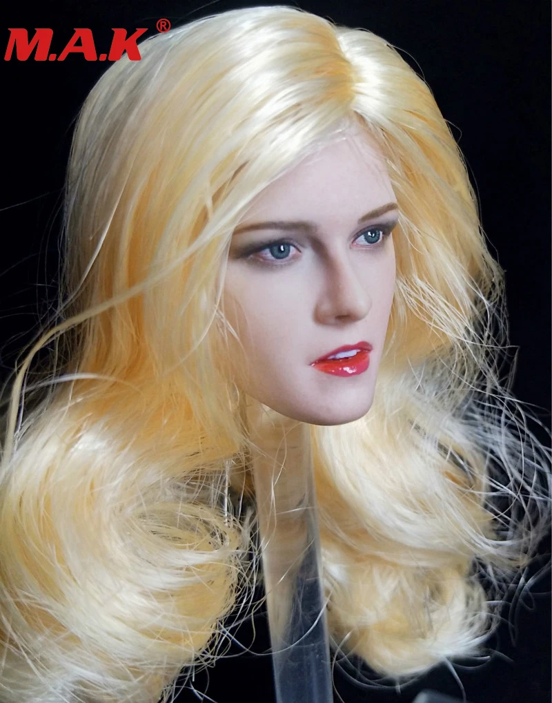 brown yellow black hair 1/6 scale Kristen Stewart head sculpt carved long hair female woman girl headplay model for 12'' body
brown yellow black hair 1/6 scale Kristen Stewart head sculpt carved long hair female woman girl headplay model for 12'' body