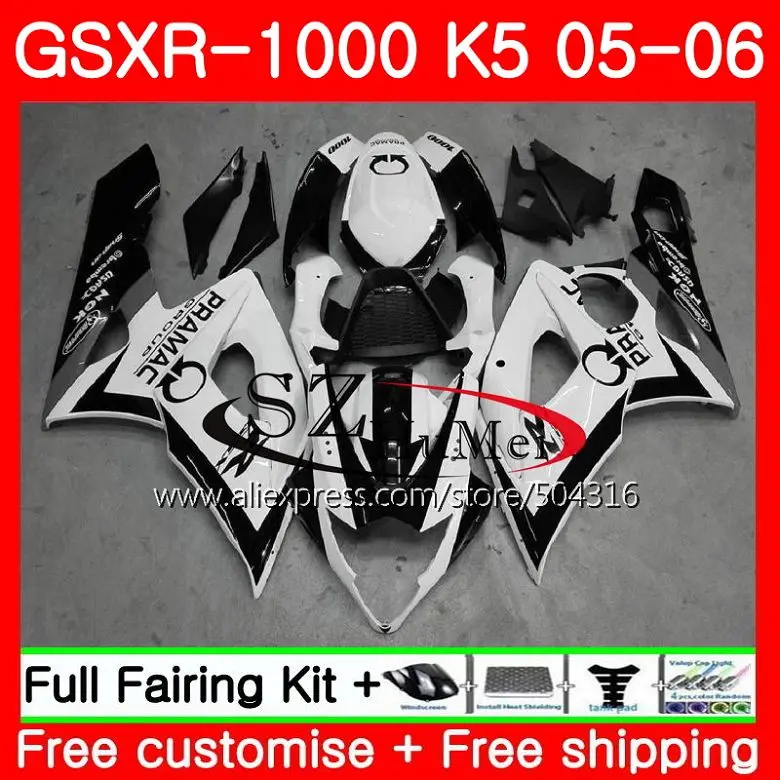 Bodywork For SUZUKI GSX-R1000 K5 GSXR1000 05 06 Body 37HS19 GSXR-1000 GSXR 1000 05 06 GSX R1000 2005 2006 Fairings PRAMAC black
Bodywork For SUZUKI GSX-R1000 K5 GSXR1000 05 06 Body 37HS19 GSXR-1000 GSXR 1000 05 06 GSX R1000 2005 2006 Fairings PRAMAC black