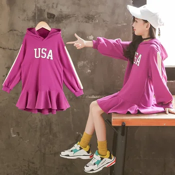 2020 Toddler Girls Cartoon Print Dress Costume For Teenage Girls Dress Hooded Long Sleeve Kids Dresses Teen Girls Clothes 10 12
2020 Toddler Girls Cartoon Print Dress Costume For Teenage Girls Dress Hooded Long Sleeve Kids Dresses Teen Girls Clothes 10 12