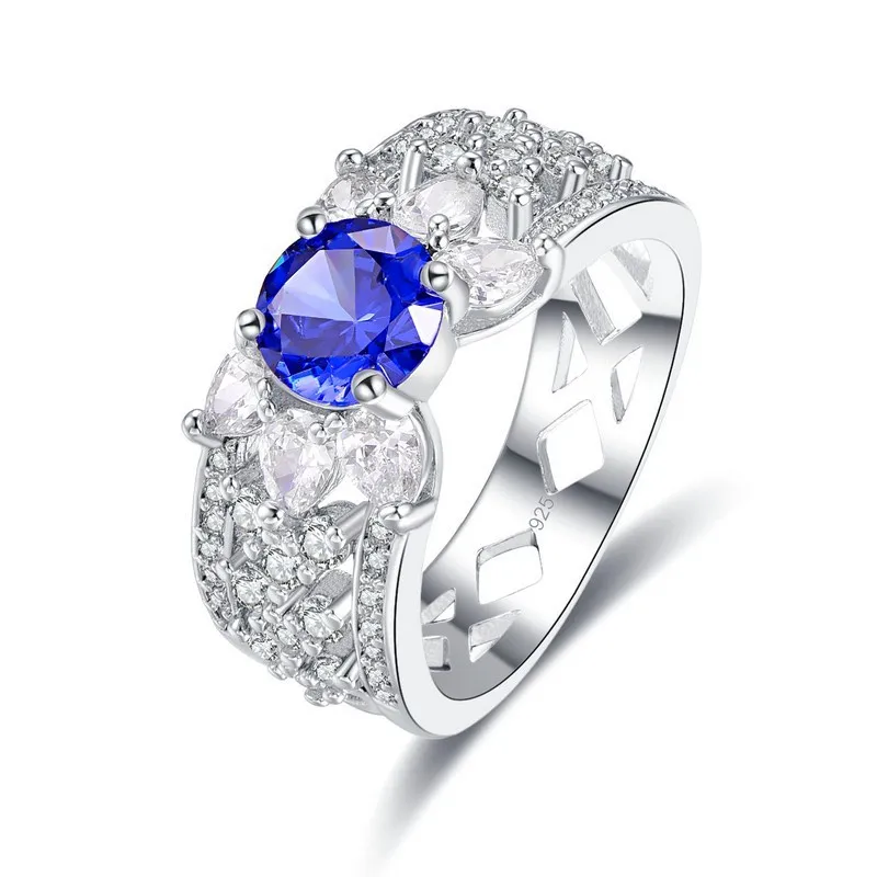 Top Quality Created Blue Sapphire ruby Rings For Women Silver 925 Sterling Jewelry Ring Wedding Engagement Party Gifts
Top Quality Created Blue Sapphire ruby Rings For Women Silver 925 Sterling Jewelry Ring Wedding Engagement Party Gifts