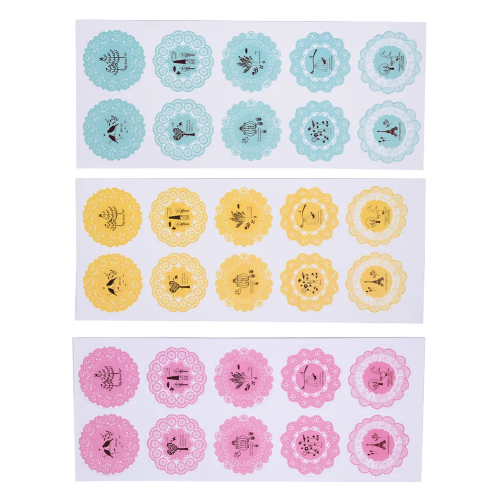 40pcs/lot Beautiful Rounded Lace Seal Sticker Handmade Cookie/Cake/Gift Labels Stickers Blue/Pink/Yellow Colors Drop Shipping
40pcs/lot Beautiful Rounded Lace Seal Sticker Handmade Cookie/Cake/Gift Labels Stickers Blue/Pink/Yellow Colors Drop Shipping