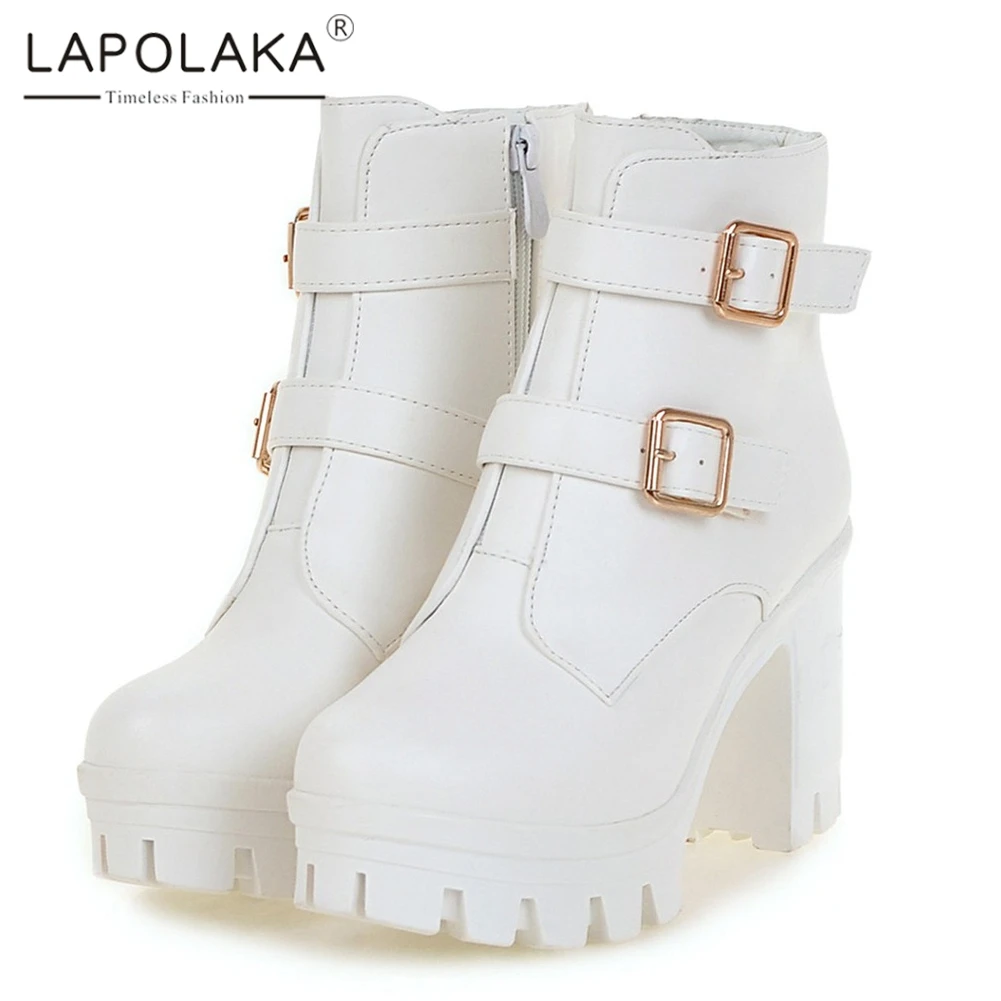 Lapolaka 2019 Big Size 33-43 Zipper Add Fur Woman Winter Boots Woman Shoes Platform Square High Heels Ankle Boots Women Shoes
Lapolaka 2019 Big Size 33-43 Zipper Add Fur Woman Winter Boots Woman Shoes Platform Square High Heels Ankle Boots Women Shoes