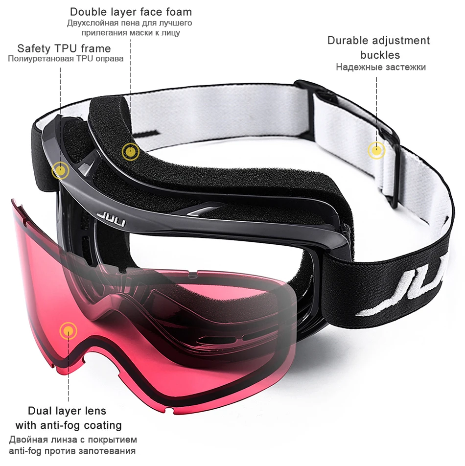 ski goggles men for glasses