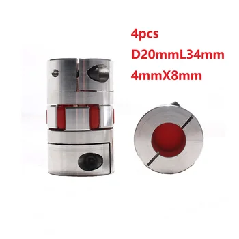 4pcs 4x6.35 mm D20L34 Aluminium Shaft Plum Coupling Motor Connector Flexible shaft CNC Parts
4pcs 4x6.35 mm D20L34 Aluminium Shaft Plum Coupling Motor Connector Flexible shaft CNC Parts